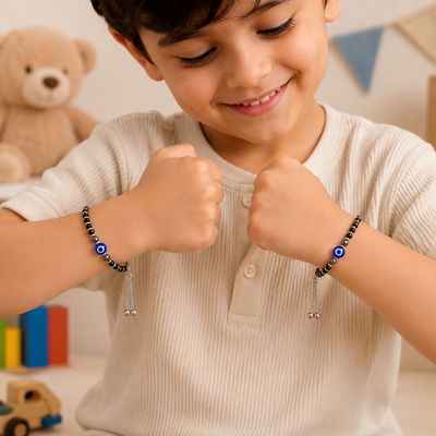 Adjustable Evil Eye Protection kids Najaria Bracelet
